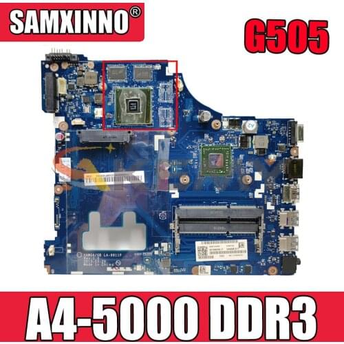 Akemy VAWGA/GB LA-9911P Motherboard For Lenovo G505 Laptop Motherboard CPU A4-5000 DDR3 100% Test Work