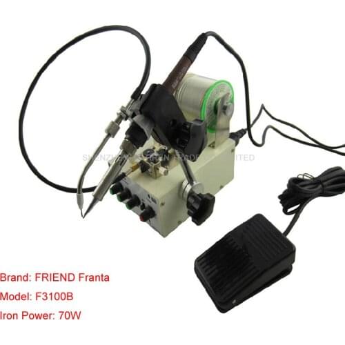 Automatic Tin Feeding Machine Constant Temperature Soldering Iron Teclast Iron F3100B Multi-function Foot Soldering Machine 1pcs