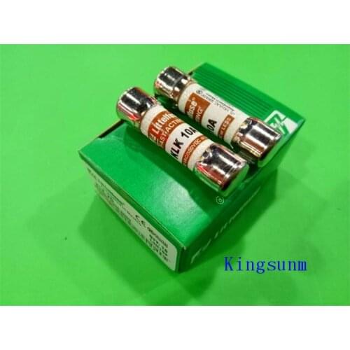 Free shipping 10pcs KLK 10 fuse 10X38 10A Littelfuse 600VAC