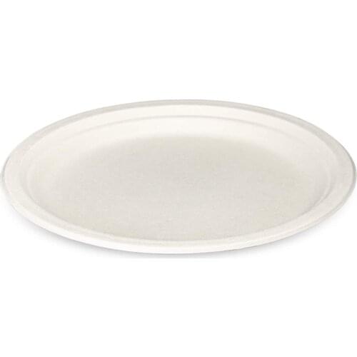 Compostable Heavy-Duty Plates Eco-Friendly Disposable Sugarcane Paper Plates Biodegradable Plates
