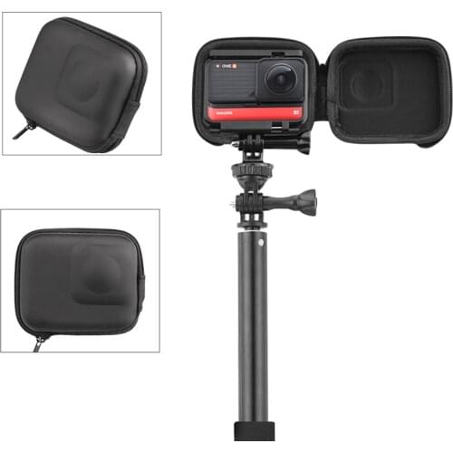 Mini Camera Case Portable Protective Case Box Storage Bag for Insta 360 ONE R 4K Edition Action Camera Accessories Carrying Case