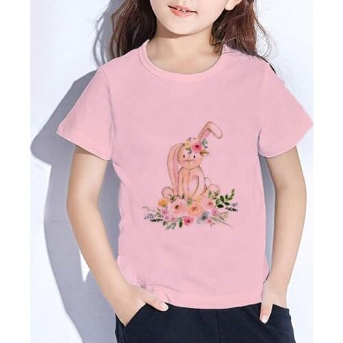 New Summer Plant Flowers Animals Print Cartoon Baby Clothes Kids T-Shirts Boys Girl Children Tees Tops For Girls T Shirts O-neck