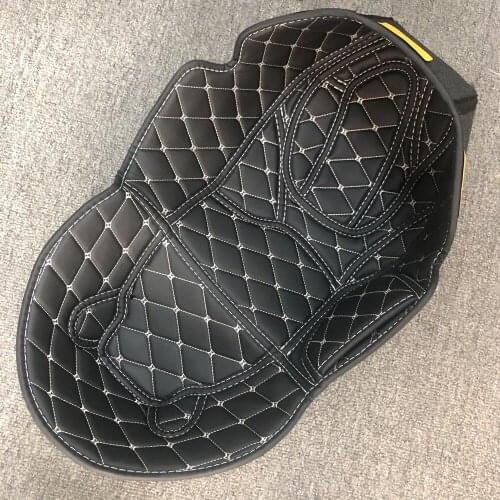 PU Leather Rear Trunk Cargo Liner Protector Motorcycle Seat Bucket Pad Accessories for Honda PCX150 PCX 150 PCX125 2017-2019
