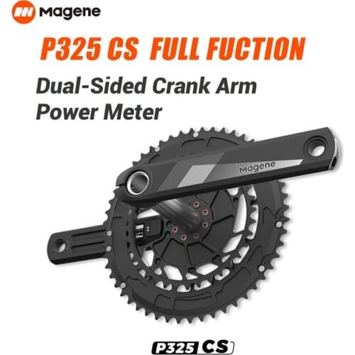 Magene P325CS Power Meter Bicycle Rechargeable Dual Side Crankset Road Bike Computer Speedmeter for SRAM SHIMANO Bluetooth Ant