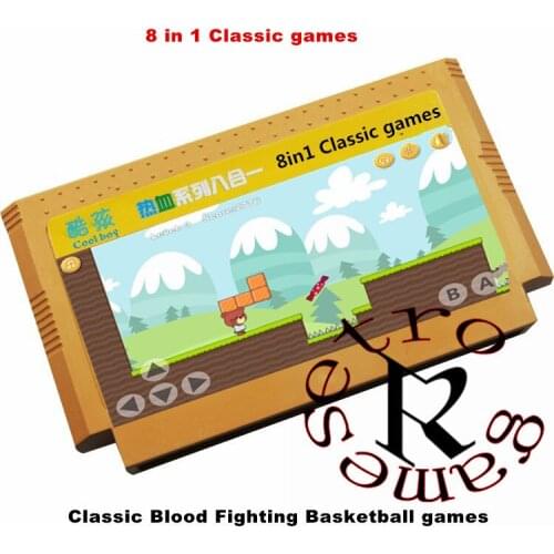 10pcs/lot coolbaby Classic games 7/150/180/380/400/500 in 1 Best Child Gift 8 bit Game Card for Video Game Console Memory Card