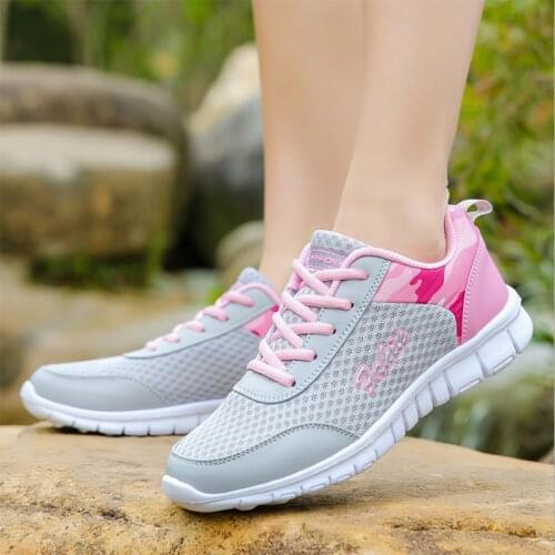 2021 Women Casual Shoes Woman Spring Breathable Sneakers Women Basket Super Light Vulcanized Ladies Shoes Female Mesh Tenis