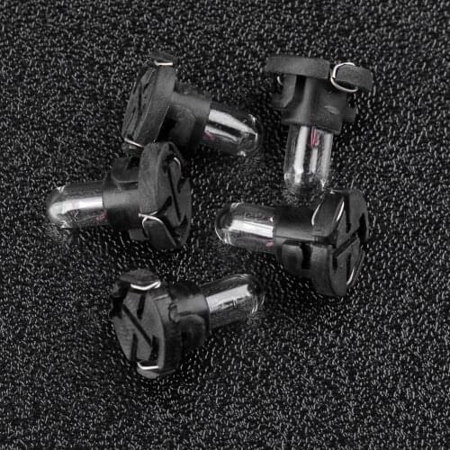 5pcs T4 12V Car Auto Interior Instrument Light Bulbs Dashboard Lamps Car Lights Automobiles Parts Accessories