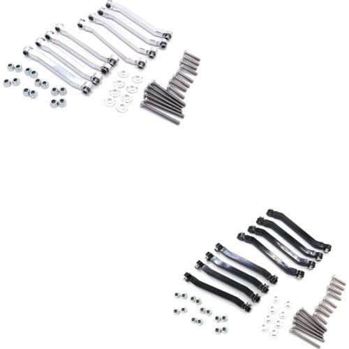 Metal Chassis Pull Rods Drag Link Suspension for MN D90 D91 D96 D99 D99S MN90 MS 1/12 RC Car Upgrade Parts