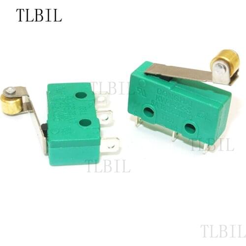 10PCS MICROSWITCH LIMIT SWITCH 3pin N/O N/C MICRO SWITCH with Roller lever
