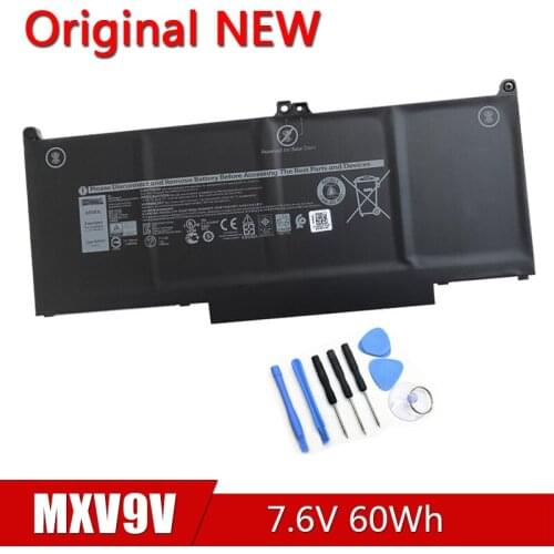 MXV9V NEW Original Laptop Battery For DELL Latitude 13 5300 2-in-1 7300 Latitude 14 7400 7.6V 60Wh