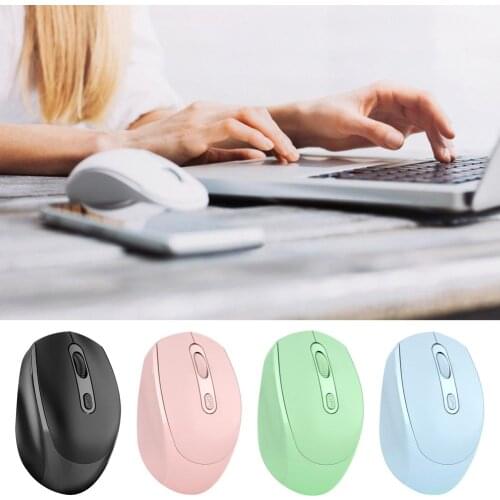 Wireless Gaming Mouse Ergonomic 4 Buttons 1600DPI Rechargeable Computer Gamer Mice Silent Mute Dual-Mode Mause For PC Laptop