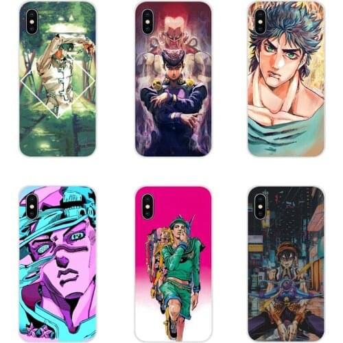 JoJos Bizarre Adventure Accessories Phone Shell Cases For Apple iPhone X XR XS 11Pro MAX 4S 5S 5C SE 6S 7 8 Plus ipod touch 5 6