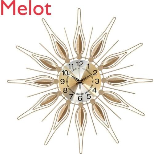 Nordic Light Luxury Clock Living Room Home Decorate Clock Bedroom Decoration Noiseless Clock Fashion Creative Pocket Watch