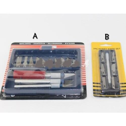 2017 Newest Hobby Knife Set With Metal Handle craft knife jewelry carving knife