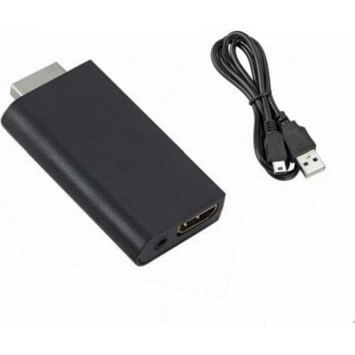 PS2 to HDMI-compatible with 3.5mm audio video Converter connector adapter for HDTV support 480i 576i 480p