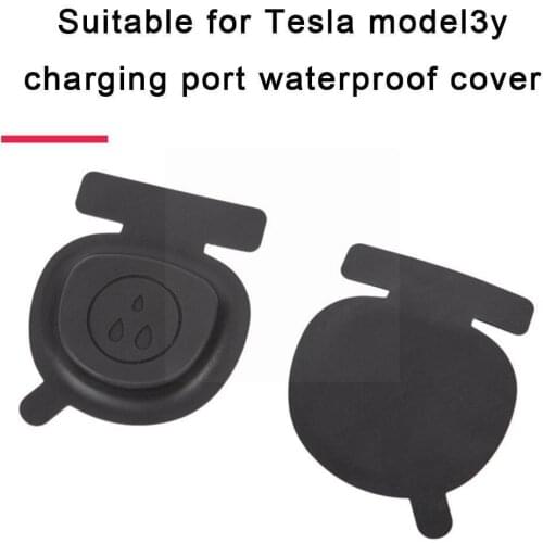 Suitable For Tesla Model3yCharging Port Waterproof Protective Cover Standard Silicone European Supercharge Dustproof Cover A0D3