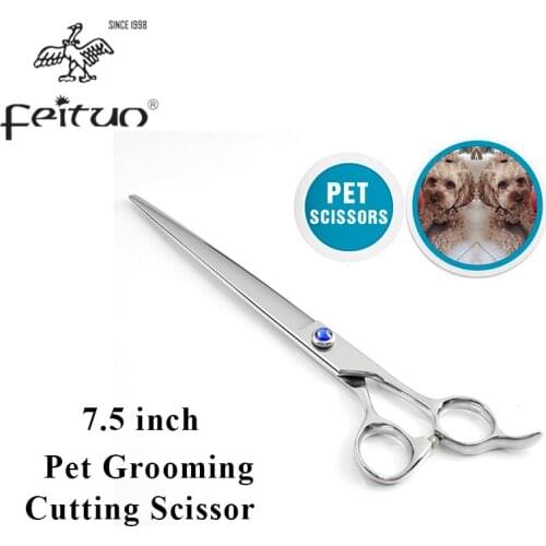 Professional Pet Scissors With Case Bag 7.5 Inch Japan High Quality Dog Cat Tesoura Pet Grooming Cutting Scissors Kit Shears Set