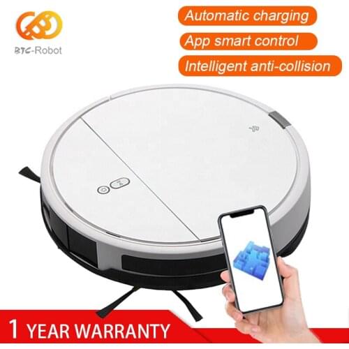 Robot Vacuum Cleaner Wet Mop for Wood Floor Home Sweeper, Cleaning Appliances, Electric Sweeper Automatic charging