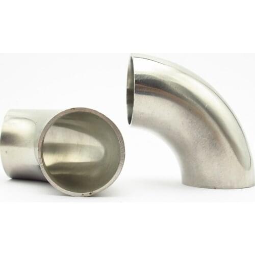 16mm 19mm 22mm 25mm 28mm 32mm 34mm 38mm OD 304 Stainless Steel Sanitary Weld Elbow Pipe Fitting For Home Brew Homebrew
