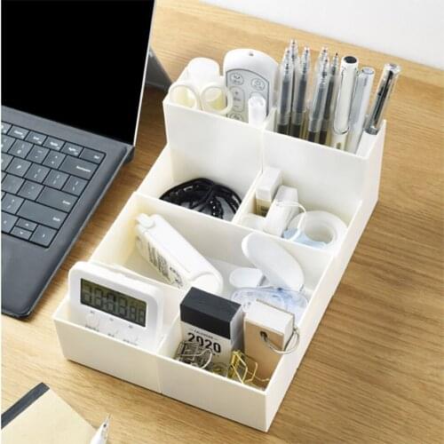Grid Desktop Stationery Storage Box Office Multifunctional Sorting and Organizing Box Drawer Sundries Storage Box