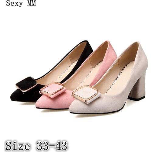 High Heels Women High Heel Shoes Pumps Stiletto Woman Party Wedding Shoes Kitten Heels Plus Size 33 - 40 41 42 43