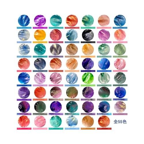 20/35ML Color Ink Gold Powder Pen Ink Color Cherry Blossom Star Sky Gradient Chromatography Painting Ink