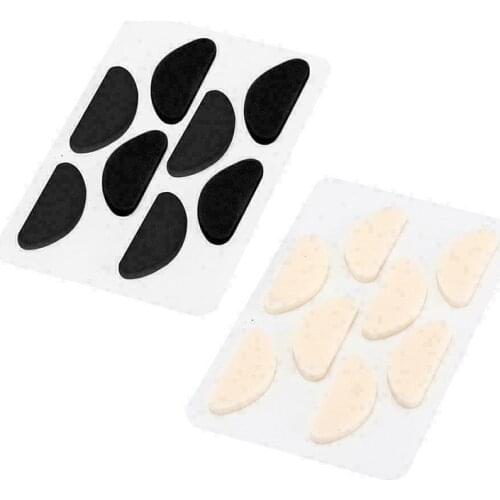 5sheets Anti-slip Stick-on Nose Pads D-shaped Soft Sponge For Glasses Eyeglasses Sunglasses Eyewear Accessories 2Colors