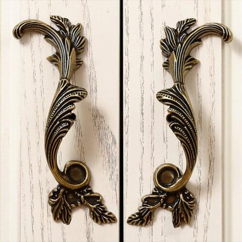 6PCS 64mm Cabinet Hardware Handle Pull Dresser Knobs Drawer Pull Cabinet Furniture Handles Antique Bronze