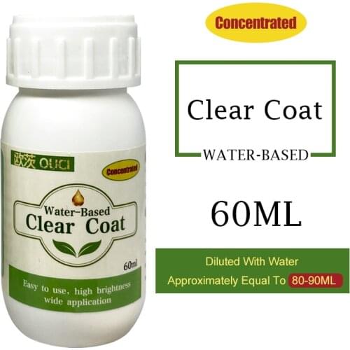 60ML Gilding Glue Varnish Water-based Clear Coat Paint for Gold Leaf Protection Mix with Pearl Powder Glitter Powder Decoration