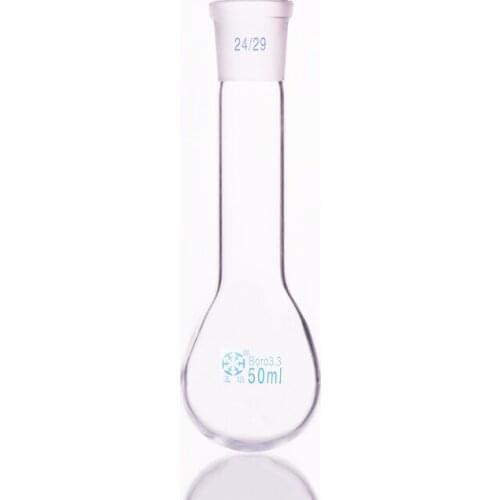 Nitrogen flask,Capacity 50ml,Kelvin flask with ground mouth 24/29,Fixed nitrogen flask,Long neck flask with ordinary mouth