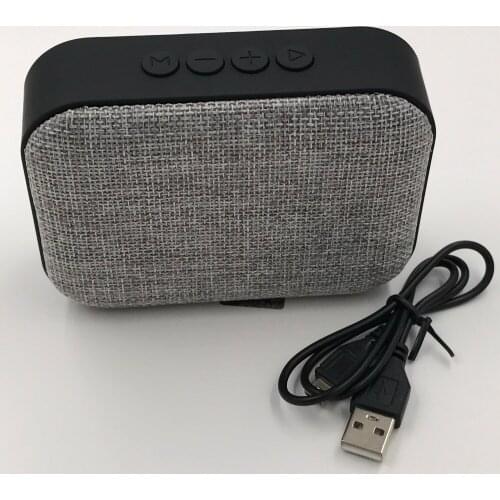 Fabric Net Bluetooth Speaker Wireless Outdoor Portable Speaker Lovely Bluetooth Speaker Support U-disk TF Card FM Radio 1Pcs