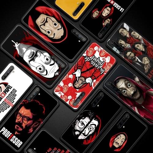 Money Heist House La Casa De PapelPhone Case For Realme C21 C11 C15 C3 C5 C6 C7 X7 X50 XT Q2 Pro Quality Soft Silicone Cover