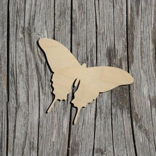 Wood Cutout Shapes Butterfly - Wildlife - Multiple Sizes - Laser Cut