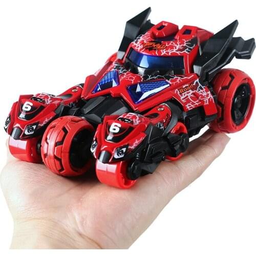 Toys for children Super Cool Bat Vehicle Electronic Flashing Sound Pull back launch Toys die-cast Batmobile Bicycles Boys Gift