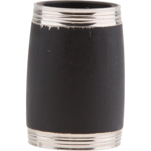 E-flat Clarinet Tuning Tube Two Section Tube Replace Parts Instrument Accessory 40mm Barrel Black