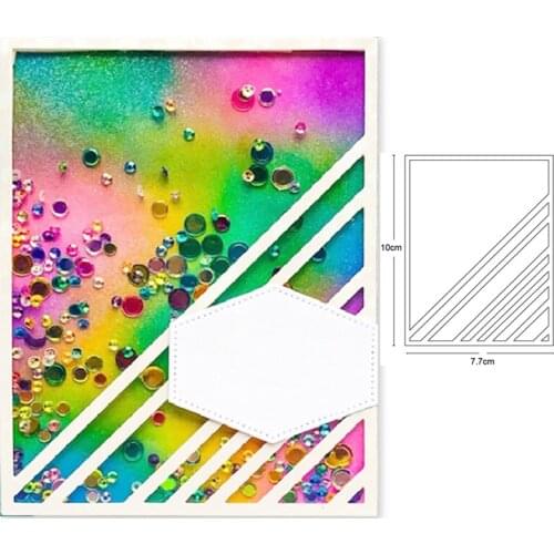 Customized dies Background Frame Metal Cutting Dies Scrapbooking Embossing Frame fustelle Paper Card Making Craft Stencils Dies