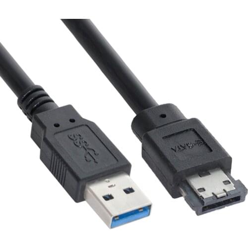 Jimier USB 3.0 to Power Over eSATA DC5V Adapter USB2.0 to HDD/SSD/ODD eSATAp Converter