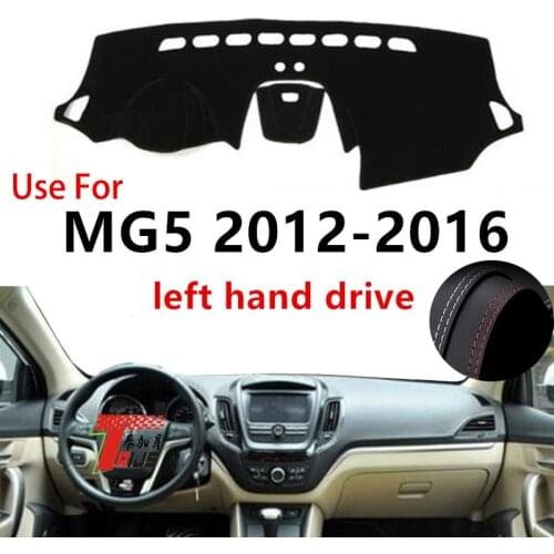 TAIJS Factory Protective Classic Casual Leather Car Dashboard Cover For MG 5 2012 2013 2014 2015 2016 Left hand drive
