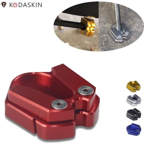 KODASKIN Motorcycle for Vespa GTS300 gts300 primavera sprint 150 LX Kickstand Extension Plate Foot Side Stand Enlarge Pad