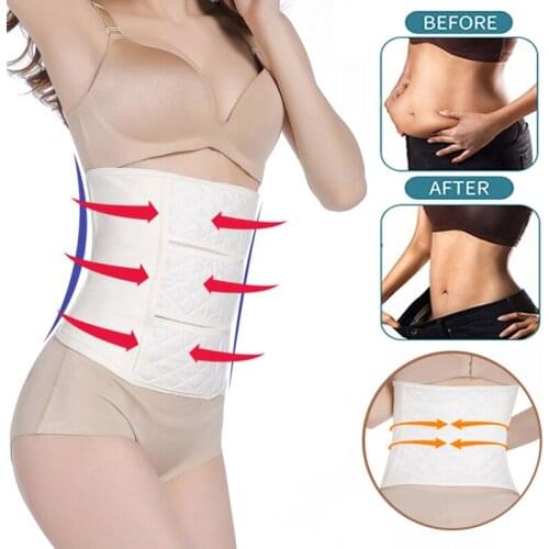 Shaperwear Waist Trainer for Women Weight Loss Cincher Body Shaper Tummy Control Strap Slimming Fitness Belt