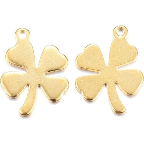 Pandahall Metal Clover Leaf Animal Flower Charms Beads DIY Bracelet Pendant Neacklace Accessories For Jewelry Making