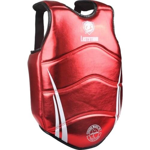 Chest Guard Boxing MMA Kickboxing Body Vest Protector Martial Arts WTF Reversible Rib Shield Taekwondo Target Training Uniform