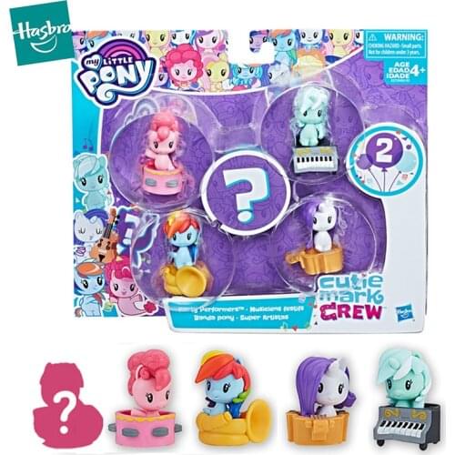 My Little Pony Original Cutie Mark Collection Pack Blind Box Soft Girl Doll Toy E0193 Action Figure Toys for Children Gifts Box