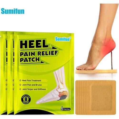 12pcs Heel Pain Relief Medical Herbal Plaster Treatment Gout Bone Atrhritis Joints Orthopedic Patch Foot Care Tool Pedicura
