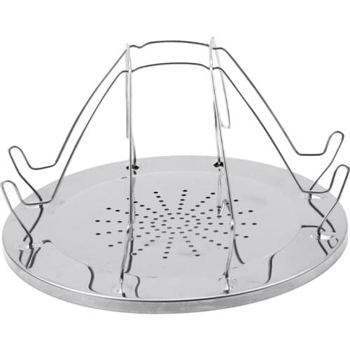 Simple Portable Stainless Steel Toast Rack Outdoor Camping Toaster Folding Portable Grill Multi-Purpose Stove Grill