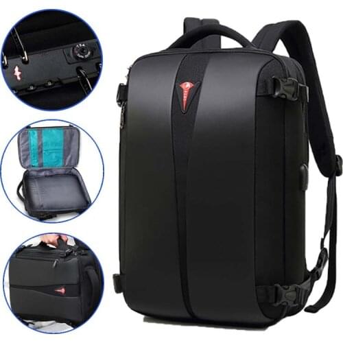REJS LANGT TSA Anti-Theft Backpack Men Fashion School Backpacks with Charging 15.6 Inch Laptop Business Travel Bag Mochila SAC