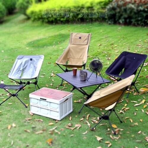 Fishing outdoor camping sketch barbecue folding chair stainless steel folding chair with high wear resistance