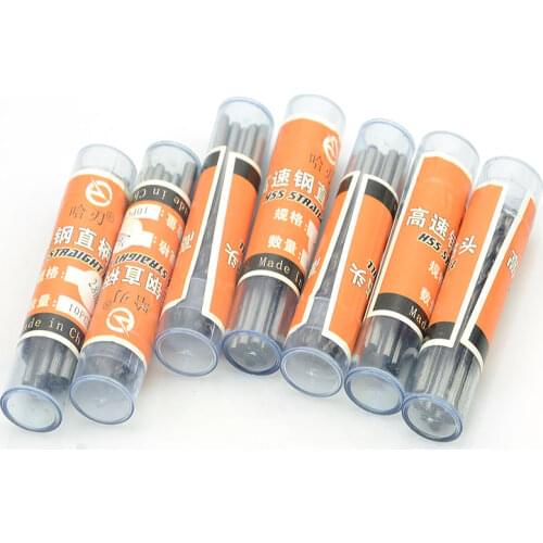 10pcs 1.1/1.2/1.3/1.4/1.5/1.6/1.7/1.8/1.9/2.0mm HSS Straight Shank Twist Drill Bit Tiny Little Drilling Tool