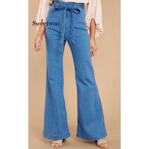 SWEETWOO Women's Flared Jeans