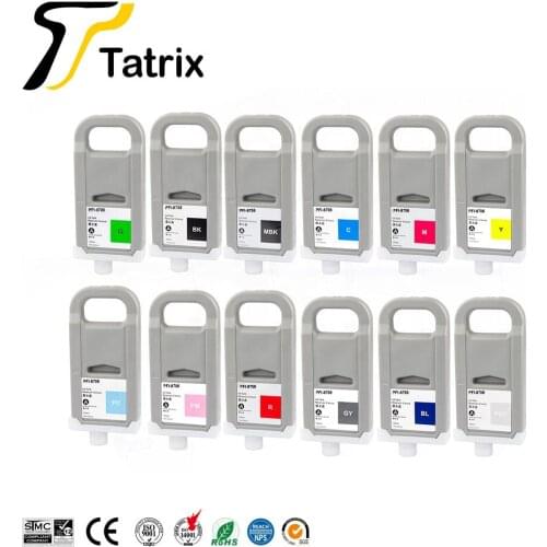 Tatrix PFI-8706 PFI8706 Premium Color Compatible Ink Cartridge for Canon iPF8300s iPF8410 iPF9410 iPF9410s Printer